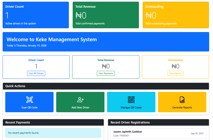 Keke Management System